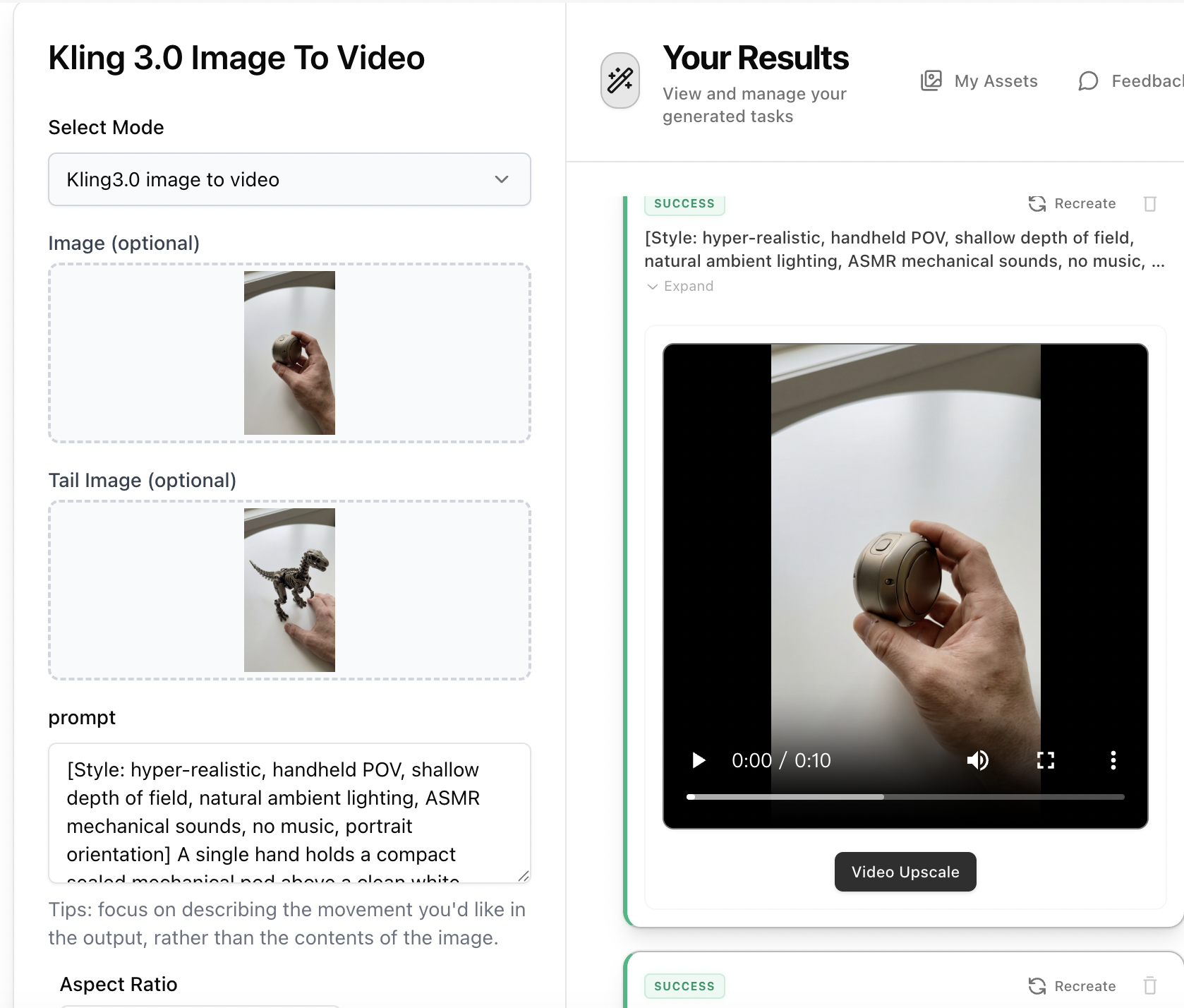 Step 4: Animate with Kling 3.0 Image to Video