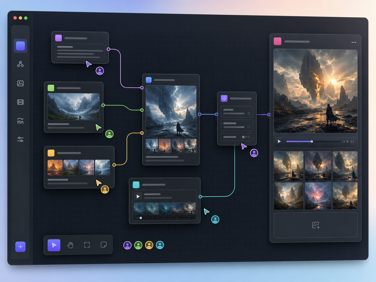 Canvas Workflows for Creative Iteration visual
