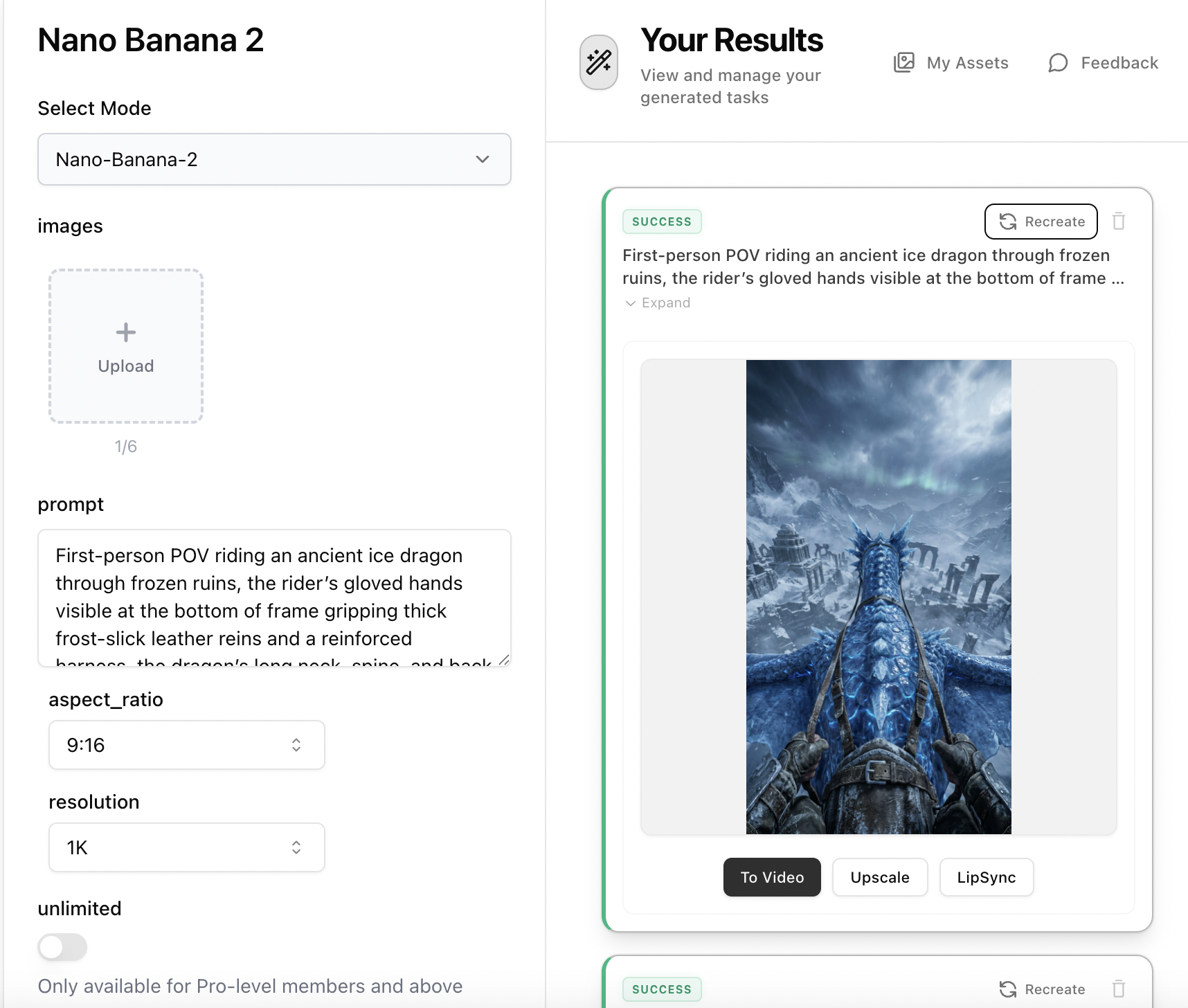 Step 2: Create the Dragon Riding Image with Nano Banana 2