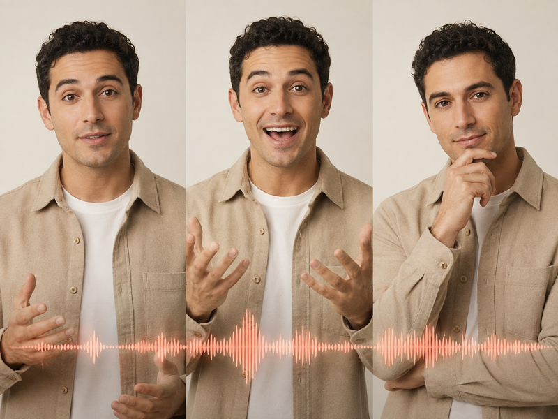 Emotion Control and Multilingual Video visual