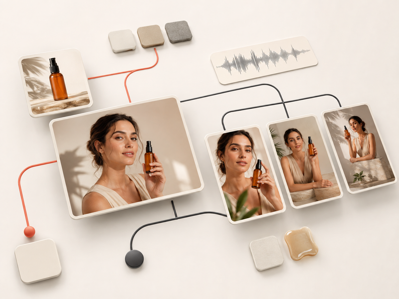 Connected Ad Workflows on a Canvas visual