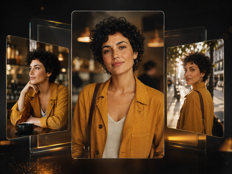 Références d'Avatars IA pour des Personnages Cohérents visual