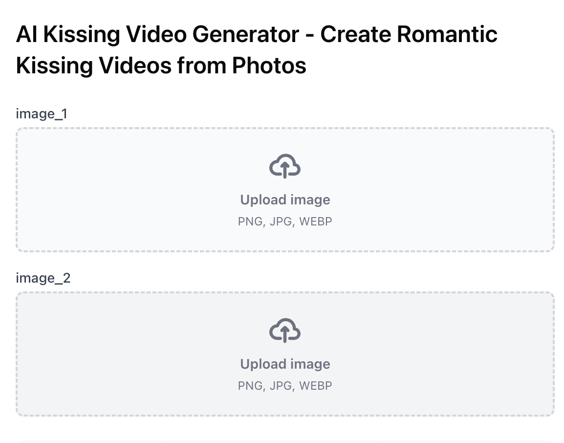 Step 1: Upload Two Photos