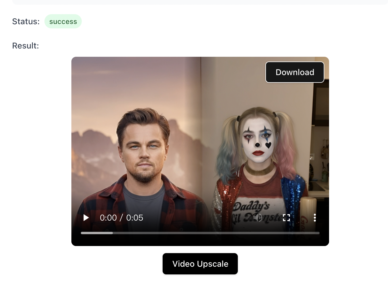 Step 3: Download Your Kissing Video